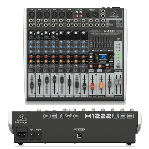 Behringer Xenyx X1222USB Playback Sonido e Iluminación Profesional